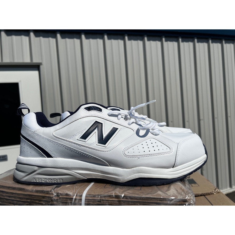 New Balance 623v3 Mens 16 4E White Navy Leather Training Shoes MX623WN3